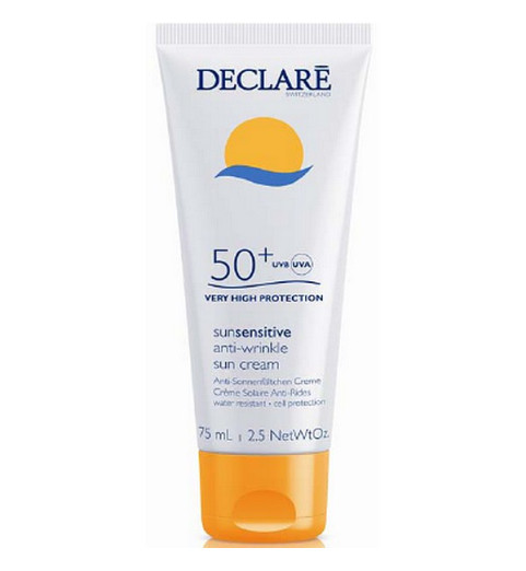 Declare (Декларе) Anti-Wrinkle Sun Cream SPF50+ / Солнцезащитный крем SPF50+ с омолаживающим действием, 75 мл Declare (Декларе) Anti-Wrinkle Sun Cream SPF50+ / Солнцезащитный крем SPF50+ с омолаживающим действием, 75 мл