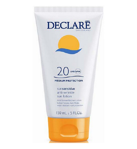 Declare (Декларе) Anti-Wrinkle Sun Lotion SPF20 / солнцезащитный лосьон SPF20 с омолаживающим действием, 150 мл Declare (Декларе) Anti-Wrinkle Sun Lotion SPF20 / солнцезащитный лосьон SPF20 с омолаживающим действием, 150 мл