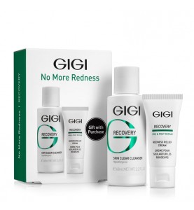 GIGI (ДжиДжи) Recovery No More Redness / Дорожный набор для чувствительной и поврежденной кожи, 75 мл