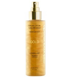 Miriam Quevedo (Мириам Кеведо) Ultrabrilliant The Sublime Gold Lotion /  Золотой спрей-лосьон для ультра-блеска волос 150 мл