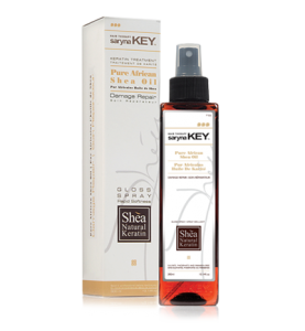 Saryna Key (Сарина Кей) Damage Repair Pure African Shea Butter Spray Gloss / Блеск-спрей с Африканским маслом Ши для сухих и повреждённых волос, 250 мл