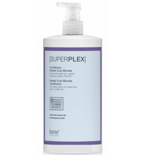 Barex SuperPlex Conditioner Keratin Cool Blonde Кондиционер для придания холодного оттенка, 750 мл Barex SuperPlex Conditioner Keratin Cool Blonde Кондиционер для придания холодного оттенка, 750 мл