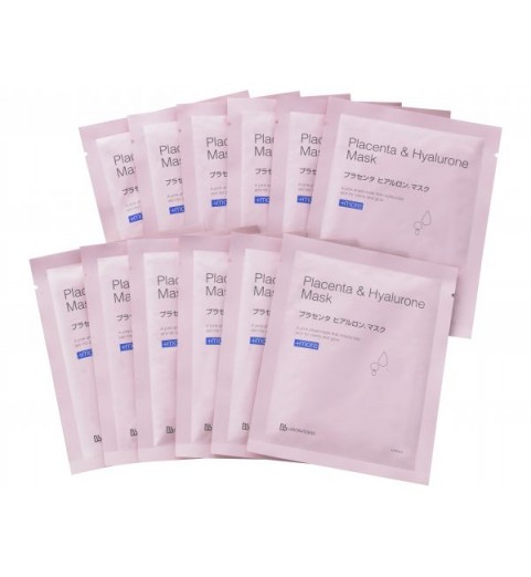 Bb Laboratories Placenta & Hyalurone Mask / Маска плацентарно-гиалуроновая с камелией, 12 шт