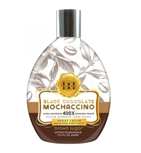 Brown Sugar Double Dark Black Chocolate Mochaccino / Тонизирующее кофейное Моккачино для загара, 400 мл Brown Sugar Double Dark Black Chocolate Mochaccino / Тонизирующее кофейное Моккачино для загара, 400 мл