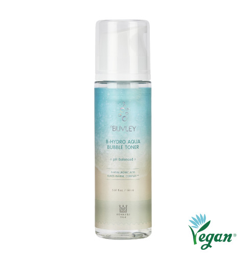 Buvley 8-Hydro Aqua Bubble Toner / Нежный аква-мусс для увлажнения кожи с океаническим комплексом, 150 мл Buvley 8-Hydro Aqua Bubble Toner / Нежный аква-мусс для увлажнения кожи с океаническим комплексом, 150 мл