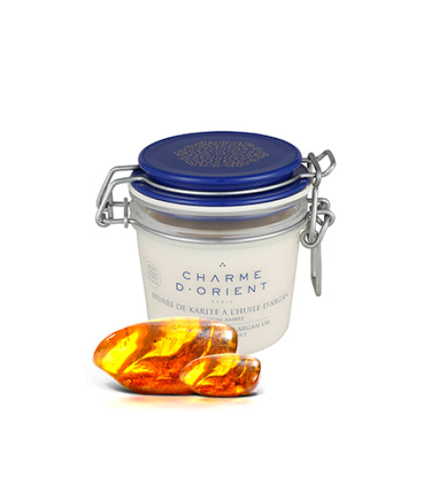 Charme D Orient (Шарм Ориент) Beurre Karite Argan Ambre / Масло карите + аргана с ароматом янтаря, 200 г