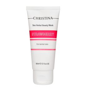 Christina (Кристина) Sea Herbal Beauty Mask Strawberry for normal skin / Маска красоты на основе морских трав для нормальной кожи «Клубника», 60 мл