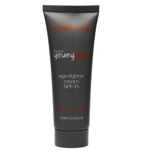 Christina (Кристина) Forever Young Men Age-Fighter Cream SPF 15 / Крем против старения c SPF 15, 75 мл