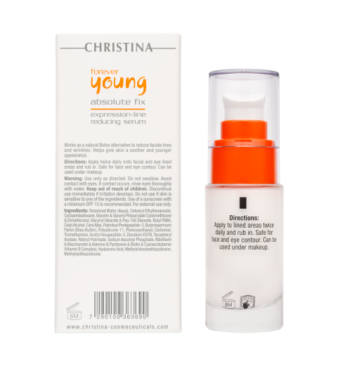 Christina (Кристина) Forever Young Absolute Fix Expression-Line Reducing Serum / Сыворотка от мимических морщин «Абсолют Фикс», 30 мл