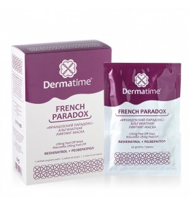 Dermatime French Paradox Lifting Peel-Off Mask / "Французский Парадокс" Альгинатная лифтинг-маска, 5*30 г