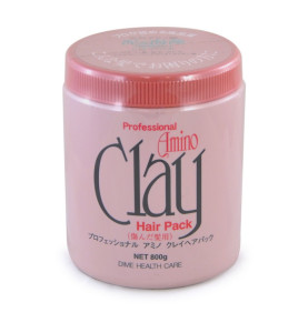 Dime Professional Amino Clay Pack / Маска для поврежденных волос с аминокислотами и глиной, 800 г