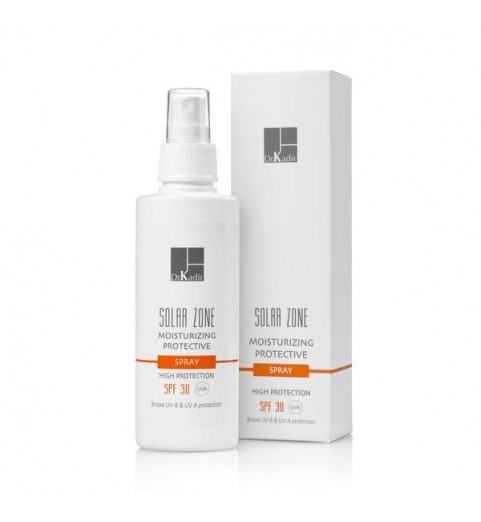 Dr. Kadir Solar Zone Moisturizing Protective Spray SPF 30 / Защитный Увлажняющий спрей SPF 30, 125 мл