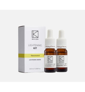 Dr. Kadir Ligthening Kit Resveratrol Drops / Капли Ресвератрол для восстановления кожи, 2*10 мл