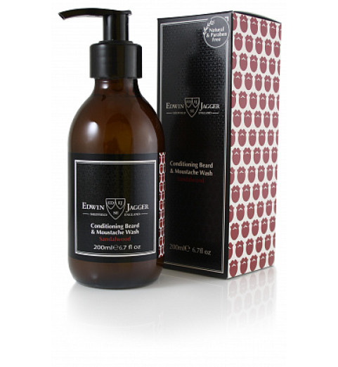 Шампунь для бороды и усов Edwin Jagger Sandalwood, 200 мл Шампунь для бороды и усов Edwin Jagger Sandalwood, 200 мл