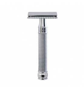 Т-образный станок Edwin Jagger DE3D14BL Laser Diamond, хром, эффект алмаза