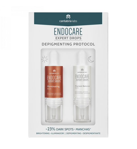 Endocare Expert Drops Depigmenting Protocol / Антиоксидантная и депигментирующая сыворотки, 2*10 мл Endocare Expert Drops Depigmenting Protocol / Антиоксидантная и депигментирующая сыворотки, 2*10 мл