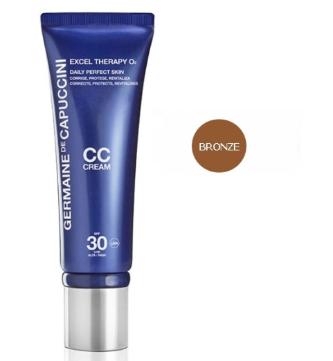 Germaine de Capuccini Excel Therapy O2 Daily Perfeсt Skin Cc Cream / CC Крем для ежедневного ухода бронзовый SPF30, 50 мл Germaine de Capuccini Excel Therapy O2 Daily Perfeсt Skin Cc Cream / CC Крем для ежедневного ухода бронзовый SPF30, 50 мл