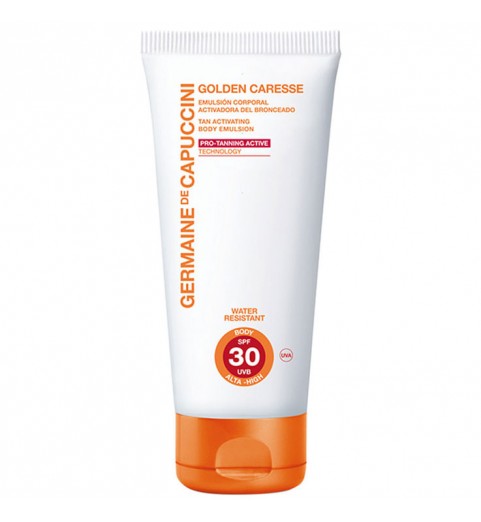 Germaine de Capuccini Golden Caresse Tan Active Body Emulsion SPF30 / Эмульсия для тела для активации загара SPF 30, 200 мл