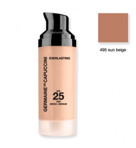 Germaine de Cappucini EVERLASTING Semi-matt makeup 12-h SPF25 / Тональный крем тон 495 светло-бежевый , 30 мл