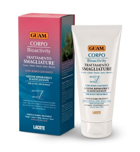 Guam Corpo Bioactivity Trattamento Smagliature / Биоактивный крем от растяжек, 150 мл Guam Corpo Bioactivity Trattamento Smagliature / Биоактивный крем от растяжек, 150 мл
