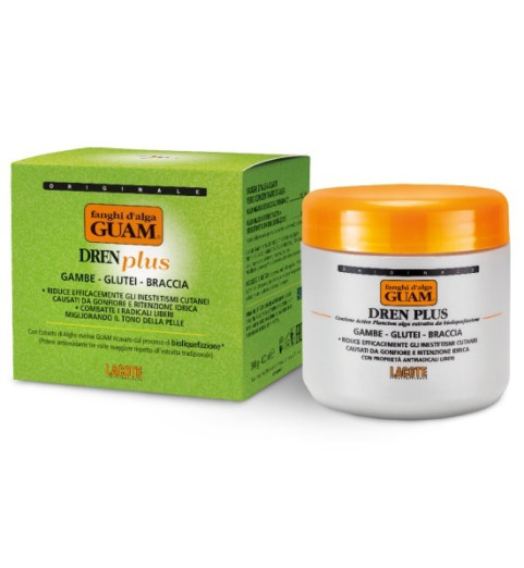 Guam Fanghi d`Alga Dren Plus / Маска антицеллюлитная с дренажным эффектом для тела, 500 г Guam Fanghi d`Alga Dren Plus / Маска антицеллюлитная с дренажным эффектом для тела, 500 г