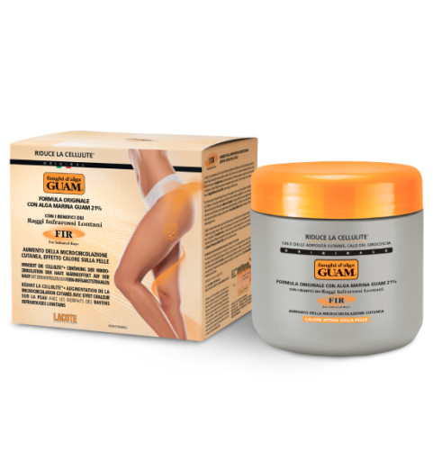 Guam Fanghi d'Alga Guam FIR / Маска антицеллюлитная разогревающая с микрокристаллами турмалина, 500 г Guam Fanghi d'Alga Guam FIR / Маска антицеллюлитная разогревающая с микрокристаллами турмалина, 500 г