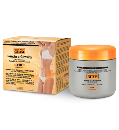Guam Fanghi d'Alga Guam Pancia e Girovita FIR / Маска моделирующая для живота и талии с микрокристаллами турмалина, 500 г