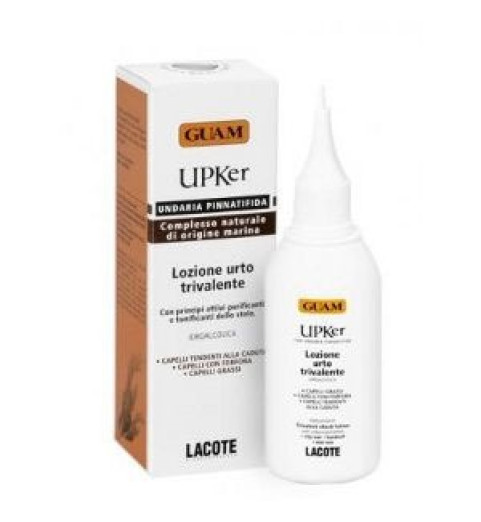 Guam UPKer Lozione Urto Trivalente Guam / Лосьон от перхоти, выпадения волос и для жирной кожи головы, 100 мл Guam UPKer Lozione Urto Trivalente Guam / Лосьон от перхоти, выпадения волос и для жирной кожи головы, 100 мл