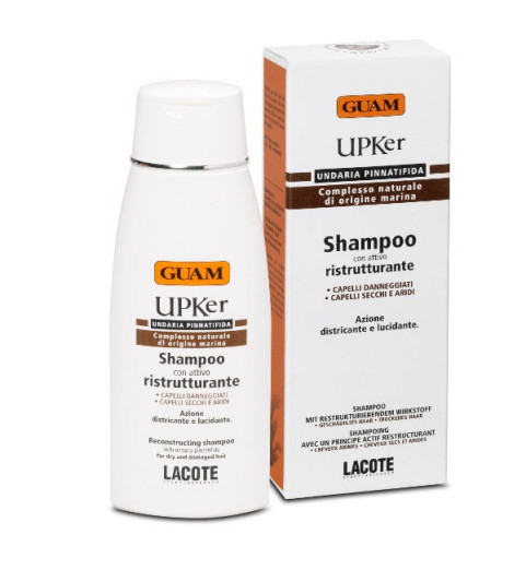Guam UPKer Shampoo Con Attivo Ristrutturante / Мягкий очищающий шампунь для восстановления сухих секущихся волос, 200 мл Guam UPKer Shampoo Con Attivo Ristrutturante / Мягкий очищающий шампунь для восстановления сухих секущихся волос, 200 мл