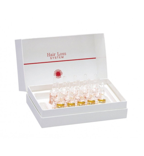 Hair Loss System Набор ампул подготовительной и интенсивной терапии выпадения волос, 5 амп и 10 амп по 7мл Hair Loss System Набор ампул подготовительной и интенсивной терапии выпадения волос, 5 амп и 10 амп по 7мл