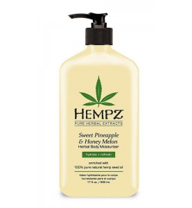 Hempz Sweet Pineapple & Honey Melon Herbal Body Moisturizer / Молочко для тела увлажняющее Ананас и Медовая Дыня, 500 мл