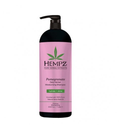 Hempz Daily Herbal Moisturizing Pomegranate Shampoo / Шампунь растительный увлажняющий и разглаживающий Гранат, 1000 мл