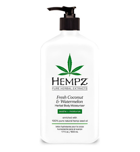 Hempz Fresh Coconut & Watermelon Herbal Body Moisturizer / Молочко для тела увлажняющее Кокос и Арбуз , 500 мл