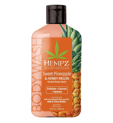Hempz Sweet Pineapple & Honey Melon Herbal Body Wash / Гель для душа Ананас и Медовая Дыня, 500 мл Hempz Sweet Pineapple & Honey Melon Herbal Body Wash / Гель для душа Ананас и Медовая Дыня, 500 мл