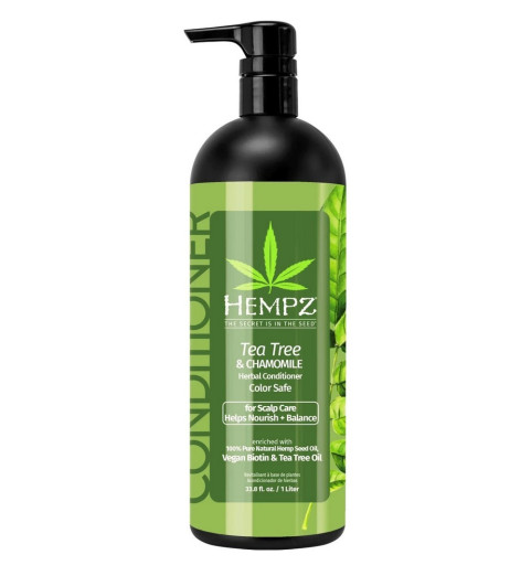 Hempz Tea Tree & Chamomile Herbal Conditioner / Кондиционер Hempz Здоровые волосы Чайное дерево и Ромашка, 1000 мл