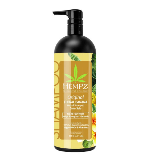 Hempz Original Herbal Shampoo For Damaged & Color Treated Hair / Шампунь растительный Оригинальный сильной степени увлажнения для поврежденных волос, 1000 мл Hempz Original Herbal Shampoo For Damaged & Color Treated Hair / Шампунь растительный Оригинальный сильной степени увлажнения для поврежденных волос, 1000 мл