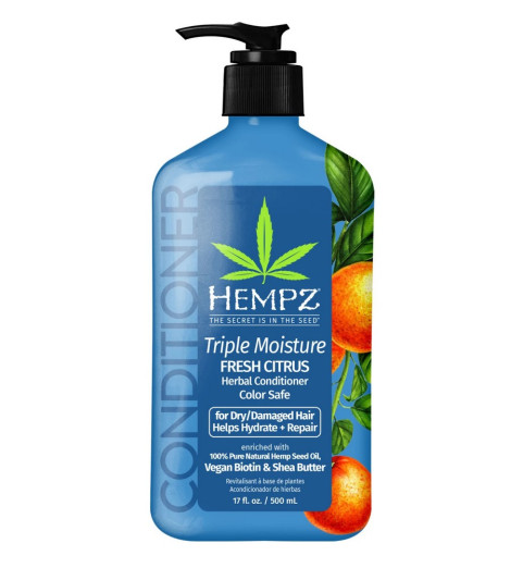 Hempz Triple Moisture Fresh Citrus Herbal Conditioner / Кондиционер Тройное увлажнение, 500 мл