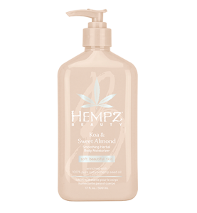 Hempz Koa & Sweet Almond Smoothing Herbal Body Moisturizer / Молочко для тела увлажняющее Коа и Сладкий Миндаль, 500 мл