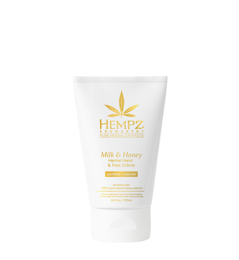 Hempz Milk & Honey Herbal Hand & Foot Crème / Крем для рук и ног Молоко и Мёд, 100 мл