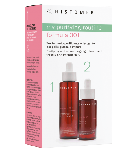 Histomer (Хистомер) Formula 301 Skin Clear / Набор "Комплексный уход за жирной и проблемной кожей", 27 мл+100 мл