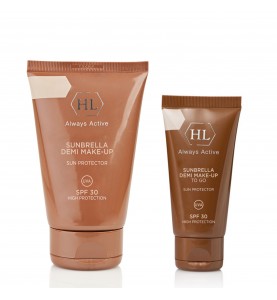 Holy Land (HL) Sunbrella Demi Make-Up SPF 30 / Солнцезащитный крем SPF 30 с фильтрами UVA+UVB, ухаживающими компонентами и тональным эффектом, 50 мл