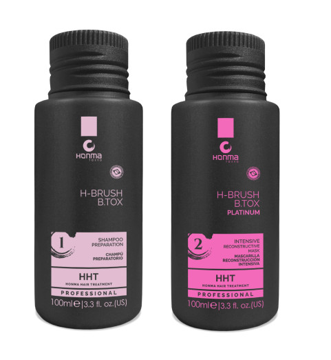 Honma Tokyo Набор H-Brush B.Tox Plutinum, 2*100 мл Honma Tokyo Набор H-Brush B.Tox Plutinum, 2*100 мл
