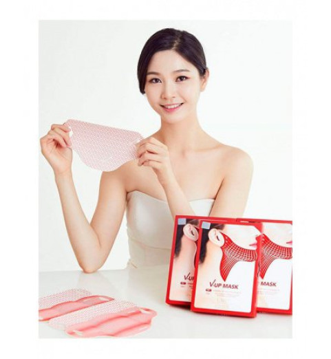 Lamucha V-UP Mask Strong Lifting Chin & Neck / Лифтинг-маска для овала лица и шеи, 3 шт. Lamucha V-UP Mask Strong Lifting Chin & Neck / Лифтинг-маска для овала лица и шеи, 3 шт.