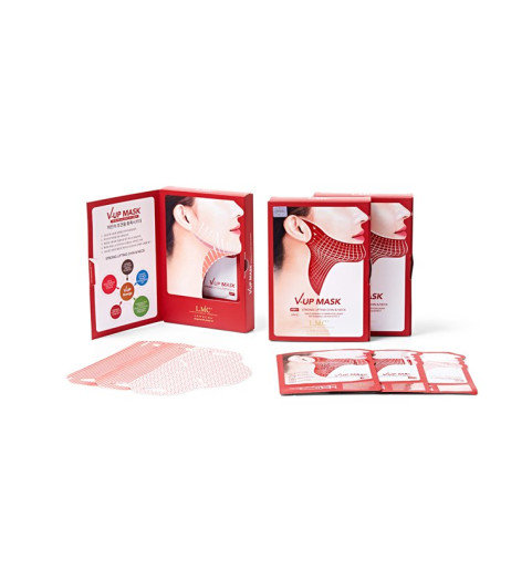 Lamucha V-UP Mask Strong Lifting Chin & Neck / Лифтинг-маска для овала лица и шеи, 3 шт. Lamucha V-UP Mask Strong Lifting Chin & Neck / Лифтинг-маска для овала лица и шеи, 3 шт.