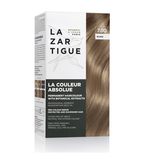 Lazartigue Couleur Absolue - Blond 7.00 / Краска для волос перманентная безаммиачная - Блондин 7.00 , набор Lazartigue Couleur Absolue - Blond 7.00 / Краска для волос перманентная безаммиачная - Блондин 7.00 , набор