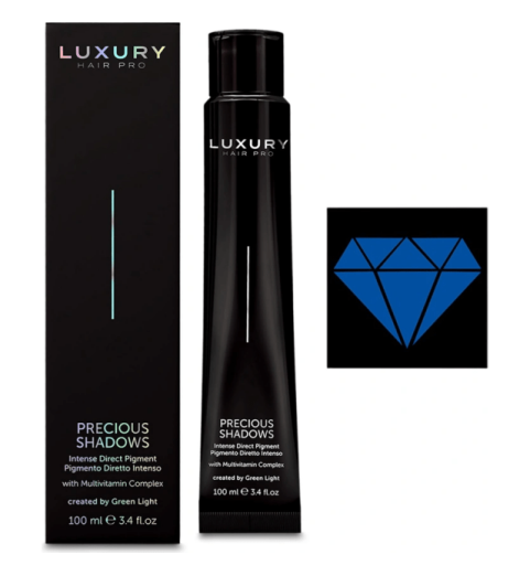 Luxury Hair Pro Precious Shadows Blue Sapphire / Интенсивный прямой пигмент "Драгоценные оттенки" Синий сапфир, 100 мл Luxury Hair Pro Precious Shadows Blue Sapphire / Интенсивный прямой пигмент "Драгоценные оттенки" Синий сапфир, 100 мл