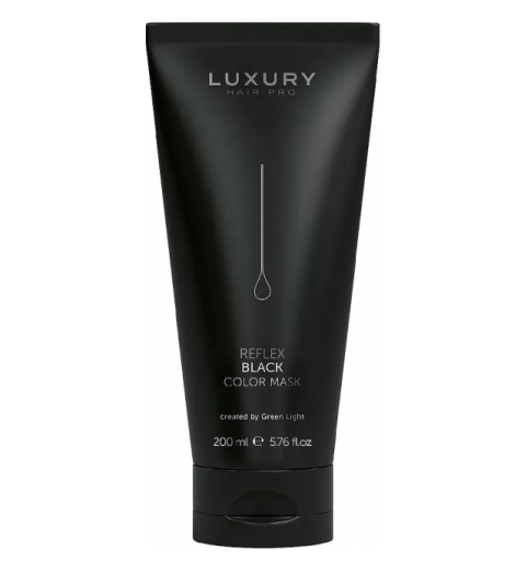 Luxury Hair Pro Reflex Color Mask Nero / Оттеночная маска Черная, 200 мл Luxury Hair Pro Reflex Color Mask Nero / Оттеночная маска Черная, 200 мл
