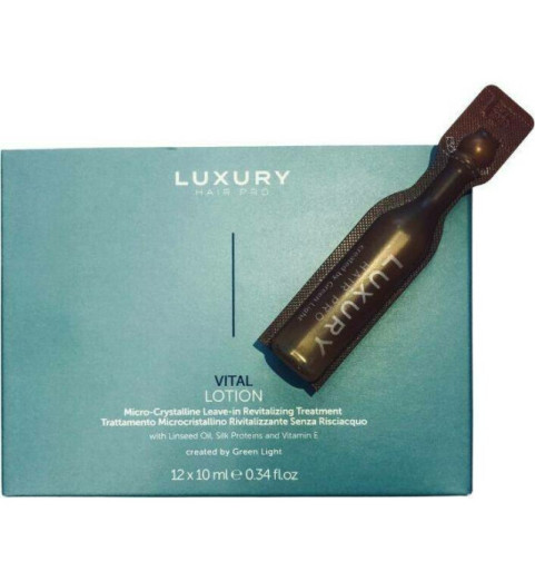Luxury Hair Pro Vital Lotion Micro-Crystalline Leave-in Revitalizing Treatment / Оживляющий лосьон, 12*10 мл Luxury Hair Pro Vital Lotion Micro-Crystalline Leave-in Revitalizing Treatment / Оживляющий лосьон, 12*10 мл