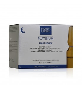 Martiderm Platinum Night Renew / Ампулы Ночное восстановление, 30х2 мл