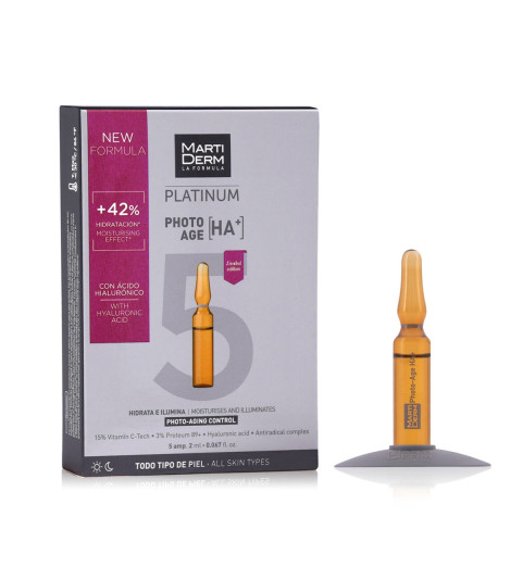Martiderm Photo-Age HA+ / Ампулы Коррекция фотостарения Гиалуроновая кислота +, 5x2 мл